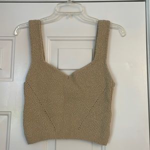 By Together Knit Cropped Tank | Size M